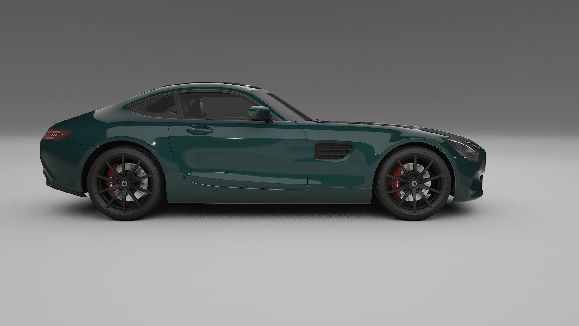 Mercedes AMG GT C190 Coupe TPU Lackskyddsfilm | INFERNO Färgskiftande PPF – Komplett Förskuret Kit