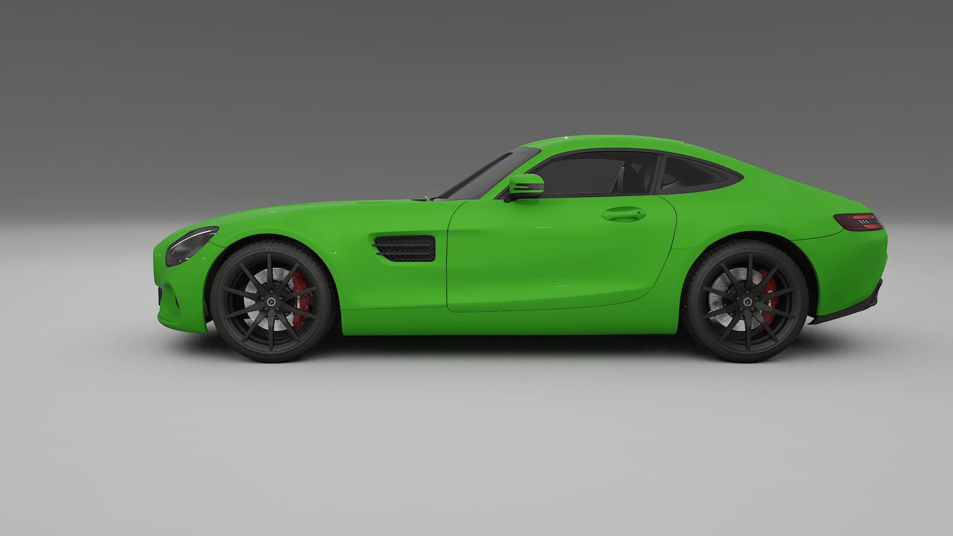 Mercedes AMG GT C190 Coupe TPU Lackskyddsfilm | VENOM Färgskiftande PPF – Komplett Förskuret Kit