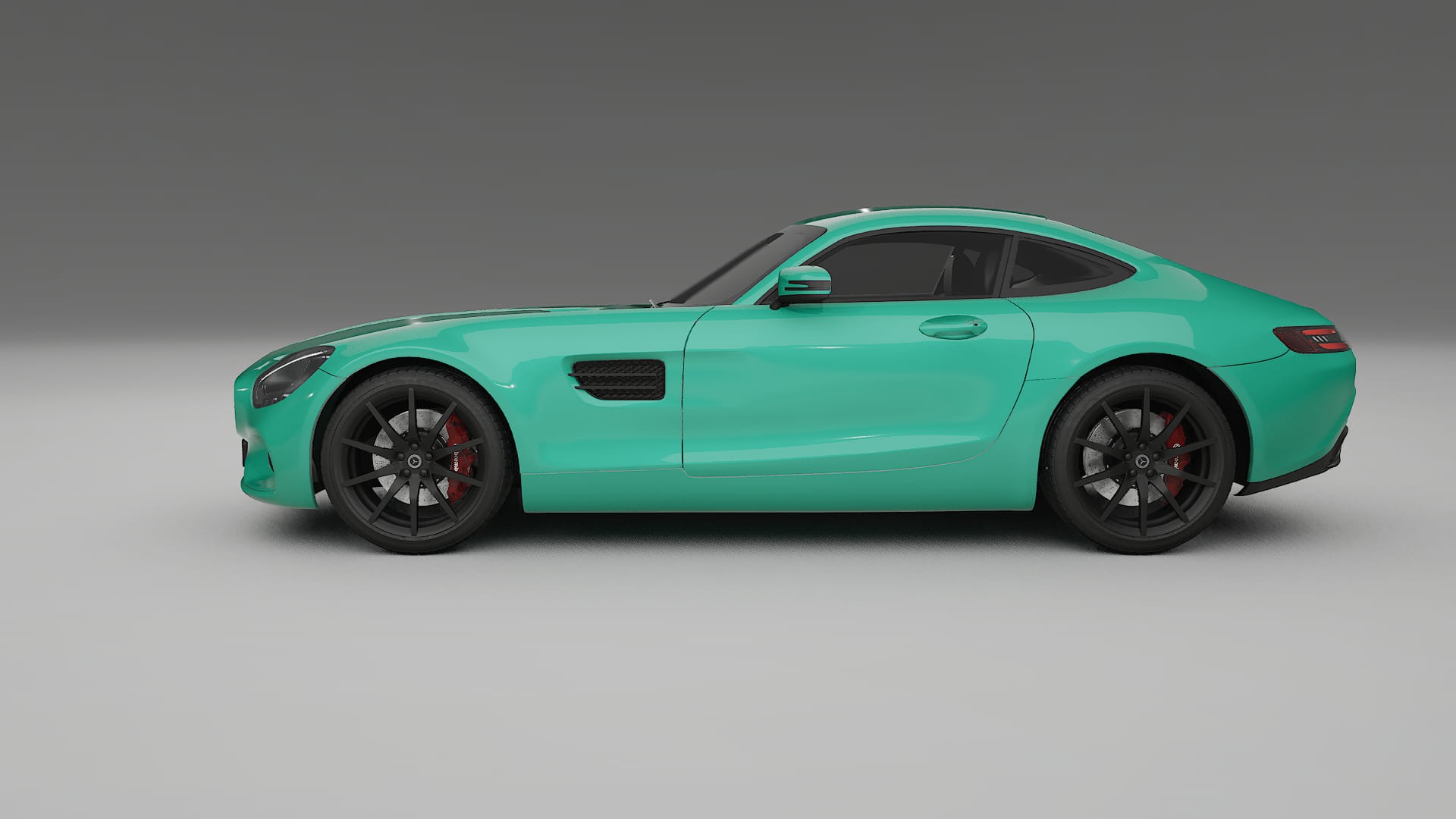 Mercedes AMG GT C190 Coupe TPU Lackskyddsfilm | JEWEL Färgskiftande PPF – Komplett Förskuret Kit