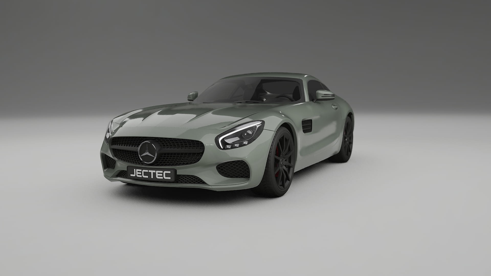 Mercedes AMG GT C190 Coupe TPU Lackskyddsfilm | SLATE Färgskiftande PPF – Komplett Förskuret Kit
