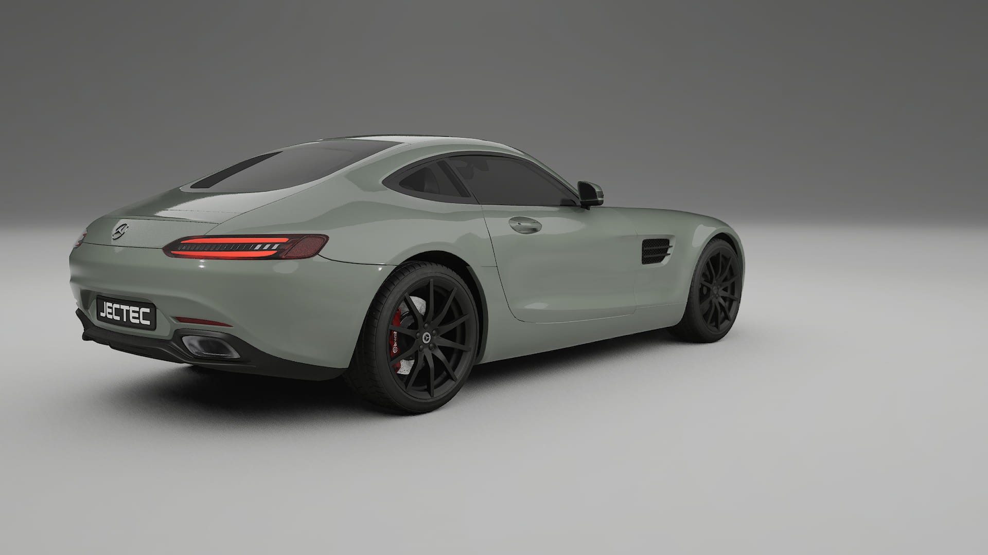 Mercedes AMG GT C190 Coupe TPU Lackskyddsfilm | SLATE Färgskiftande PPF – Komplett Förskuret Kit