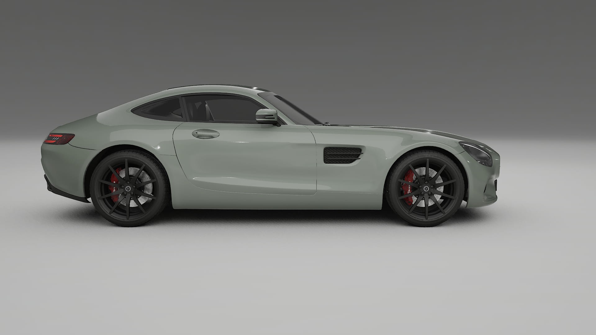 Mercedes AMG GT C190 Coupe TPU Lackskyddsfilm | SLATE Färgskiftande PPF – Komplett Förskuret Kit
