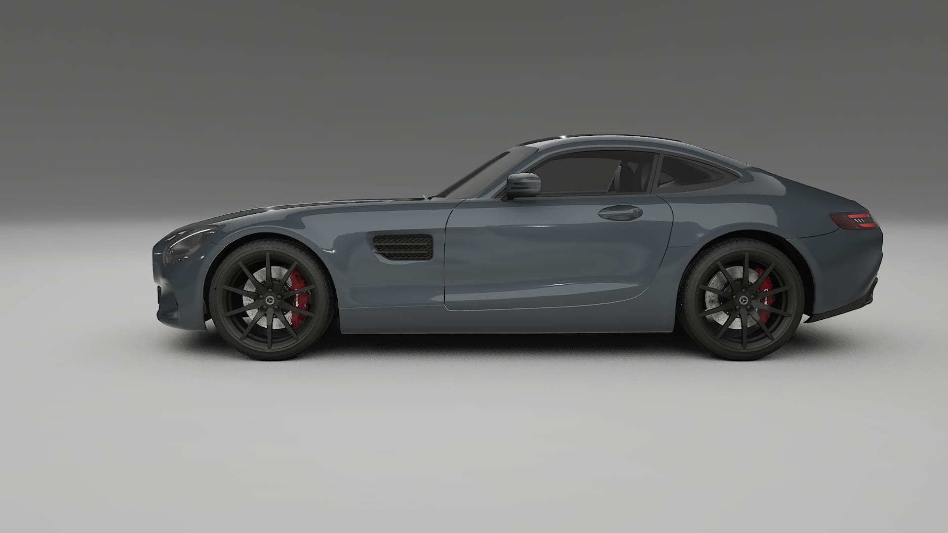 Mercedes AMG GT C190 Coupe TPU Lackskyddsfilm | GRANITE Färgskiftande PPF – Komplett Förskuret Kit