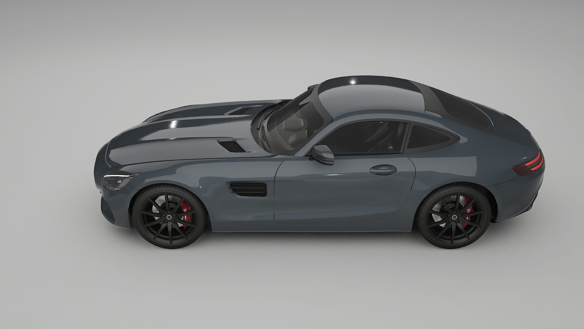 Mercedes AMG GT C190 Coupe TPU Lackskyddsfilm | GRANITE Färgskiftande PPF – Komplett Förskuret Kit