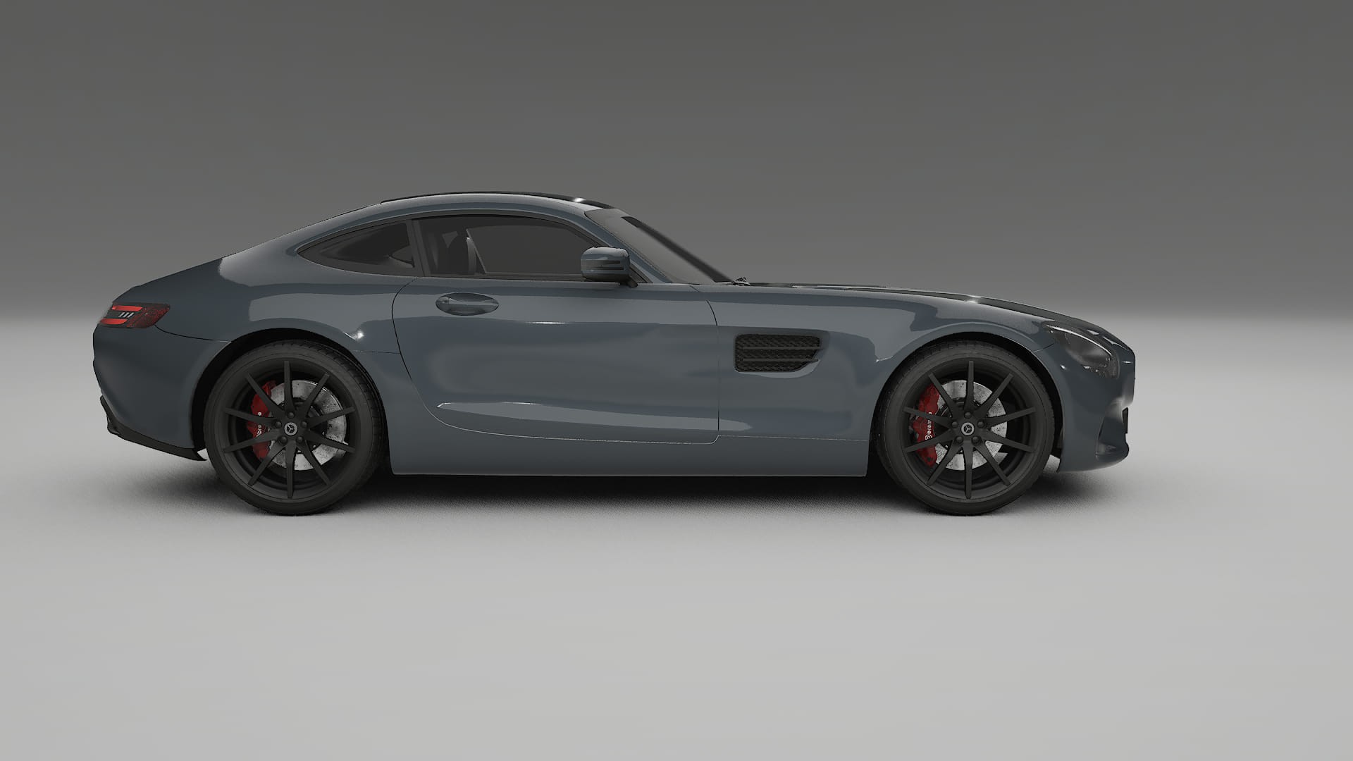 Mercedes AMG GT C190 Coupe TPU Lackskyddsfilm | GRANITE Färgskiftande PPF – Komplett Förskuret Kit