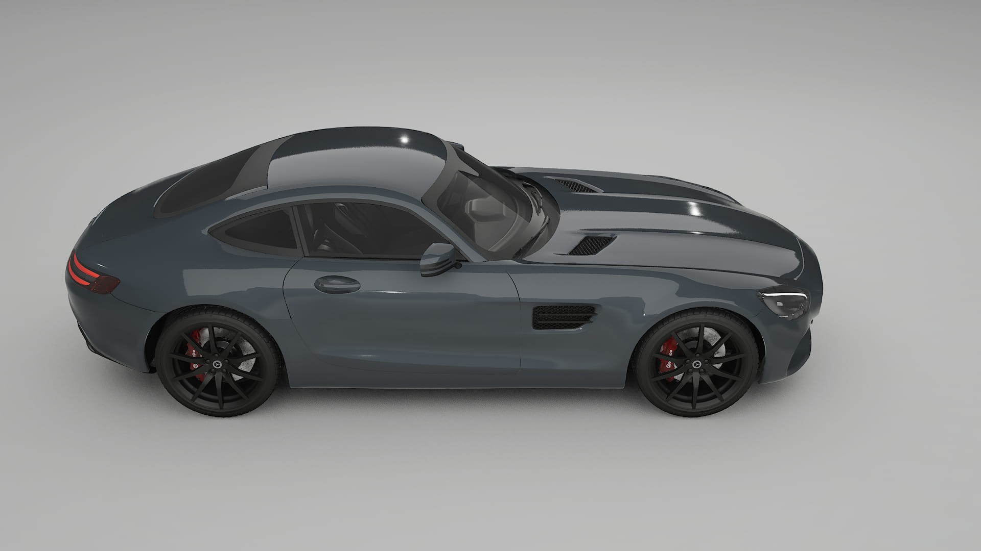 Mercedes AMG GT C190 Coupe TPU Lackskyddsfilm | GRANITE Färgskiftande PPF – Komplett Förskuret Kit