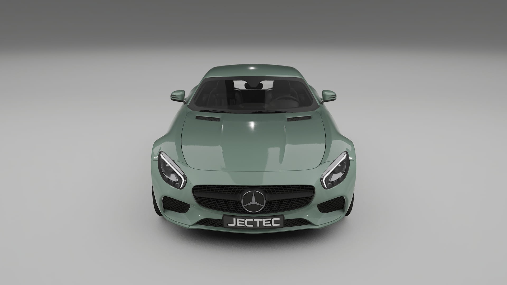 Mercedes AMG GT C190 Coupe TPU Lackskyddsfilm | CINDER Färgskiftande PPF – Komplett Förskuret Kit