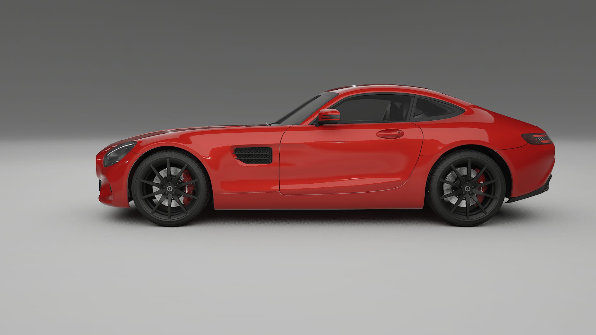 Mercedes AMG GT C190 Coupe TPU Lackskyddsfilm | BLAZE Färgskiftande PPF – Komplett Förskuret Kit