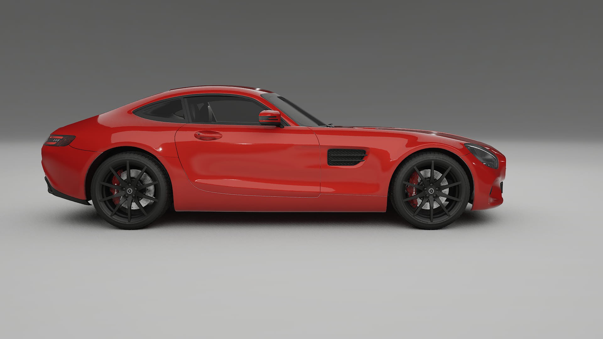 Mercedes AMG GT C190 Coupe TPU Lackskyddsfilm | BLAZE Färgskiftande PPF – Komplett Förskuret Kit