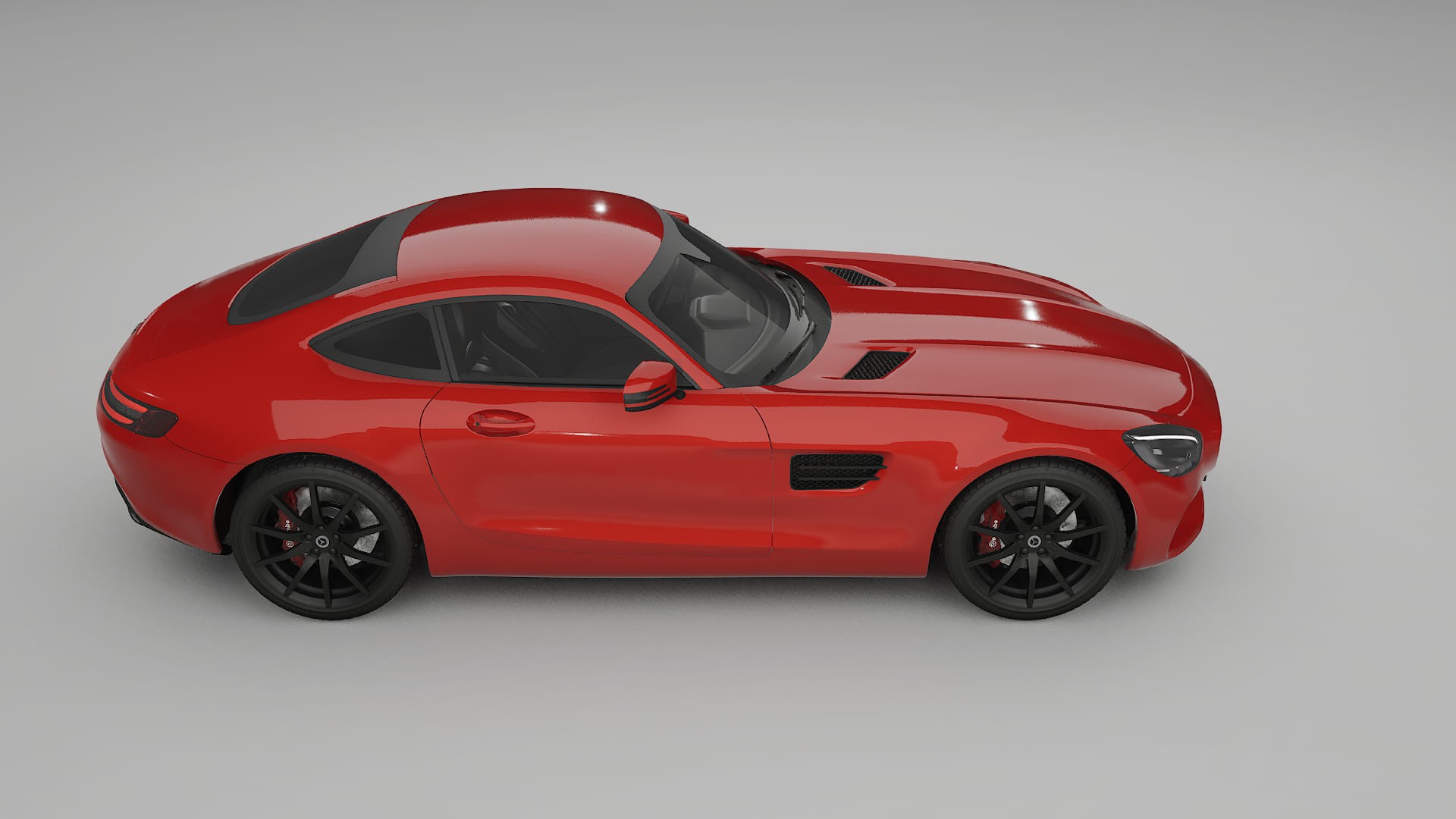 Mercedes AMG GT C190 Coupe TPU Lackskyddsfilm | BLAZE Färgskiftande PPF – Komplett Förskuret Kit