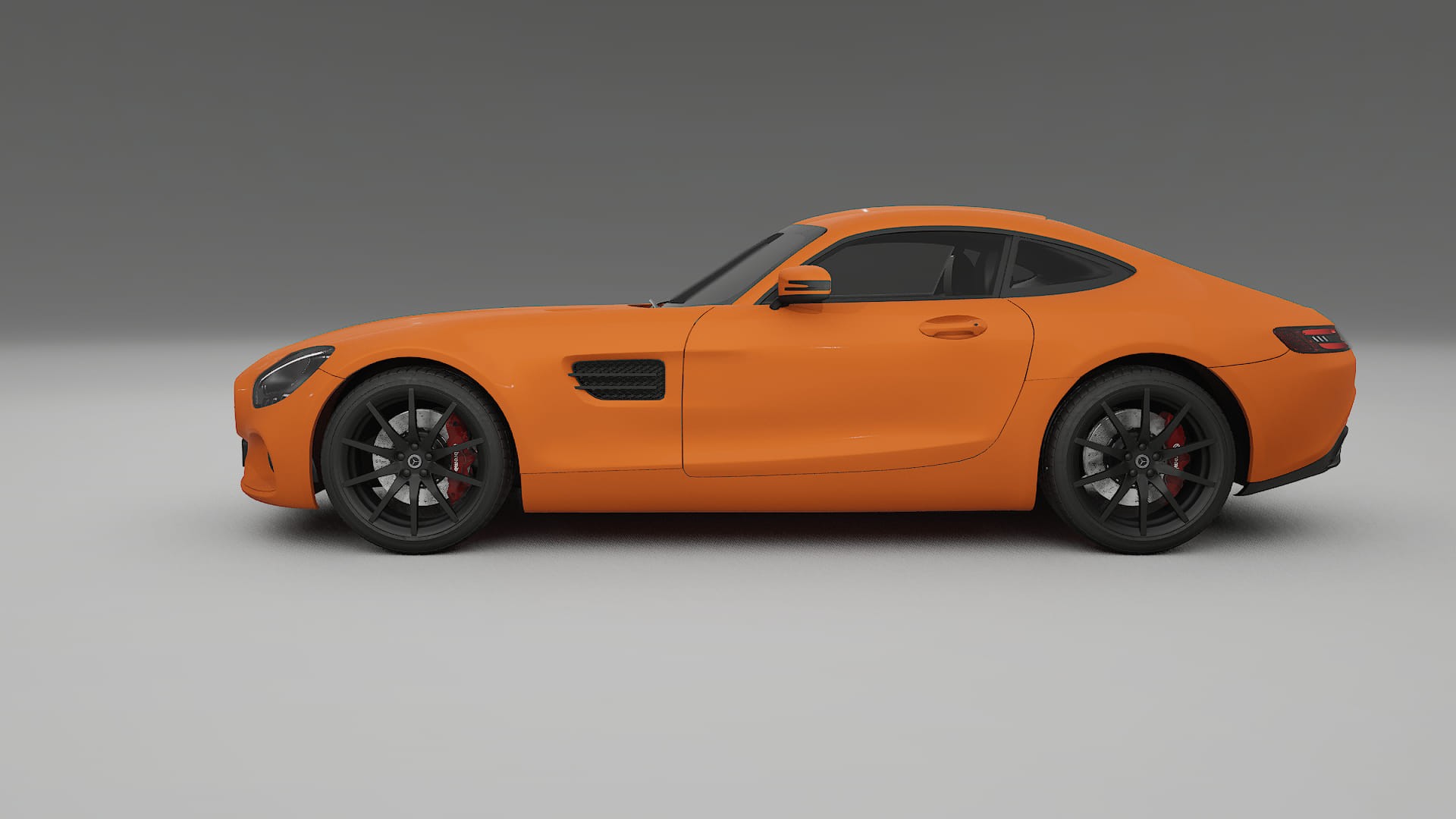 Mercedes AMG GT C190 Coupe TPU Lackskyddsfilm | ROCKET Färgskiftande PPF – Komplett Förskuret Kit