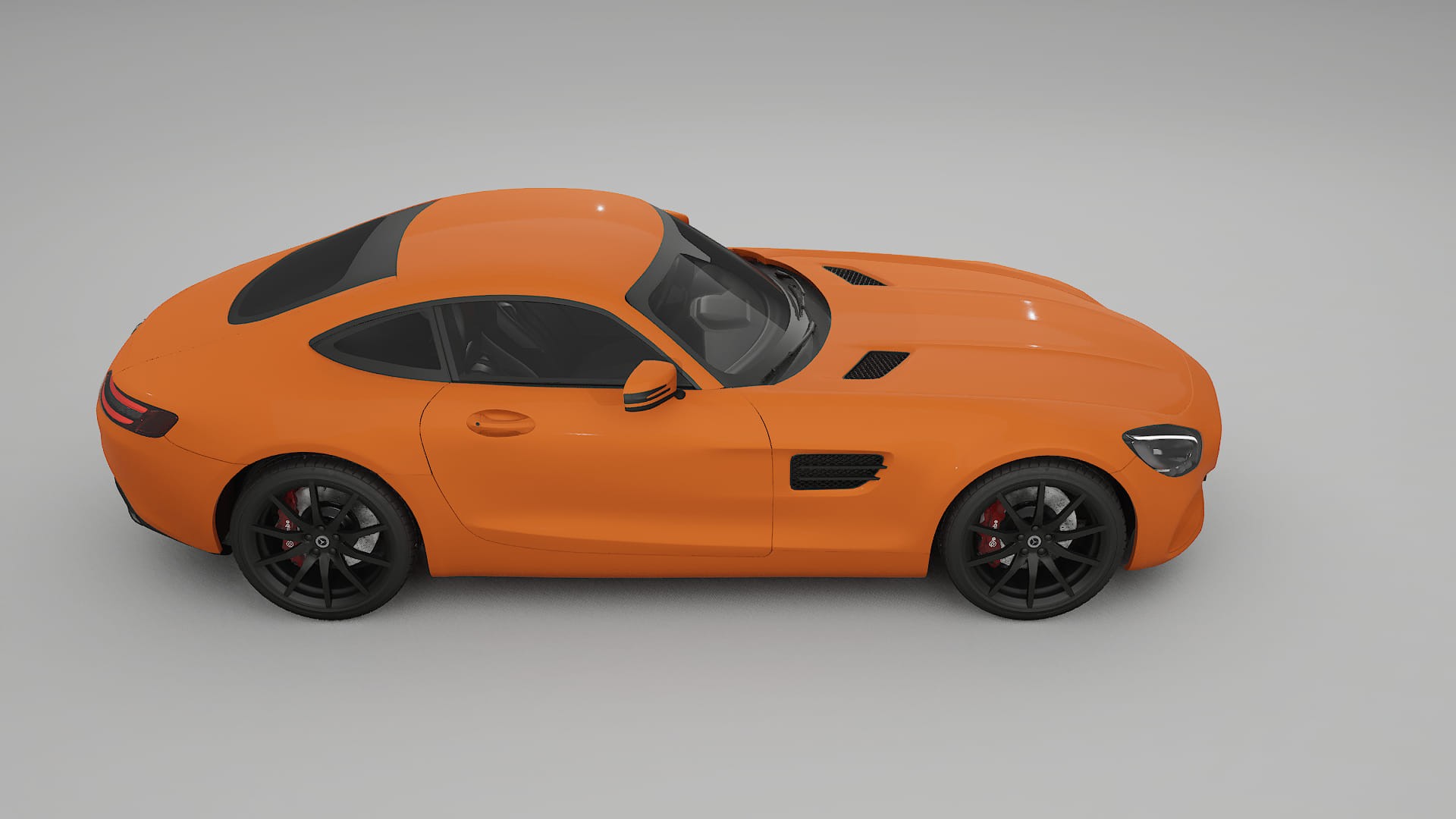 Mercedes AMG GT C190 Coupe TPU Lackskyddsfilm | ROCKET Färgskiftande PPF – Komplett Förskuret Kit
