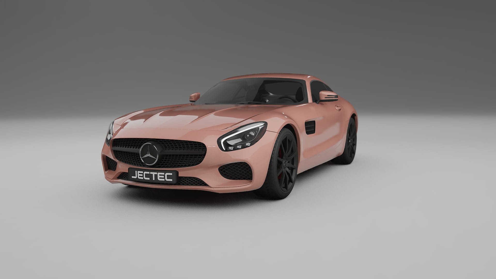 Mercedes AMG GT C190 Coupe TPU Lackskyddsfilm | BLUSH Färgskiftande PPF – Komplett Förskuret Kit
