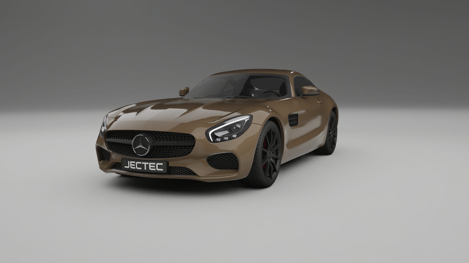 Mercedes AMG GT C190 Coupe TPU Lackskyddsfilm | SAHARA Färgskiftande PPF – Komplett Förskuret Kit