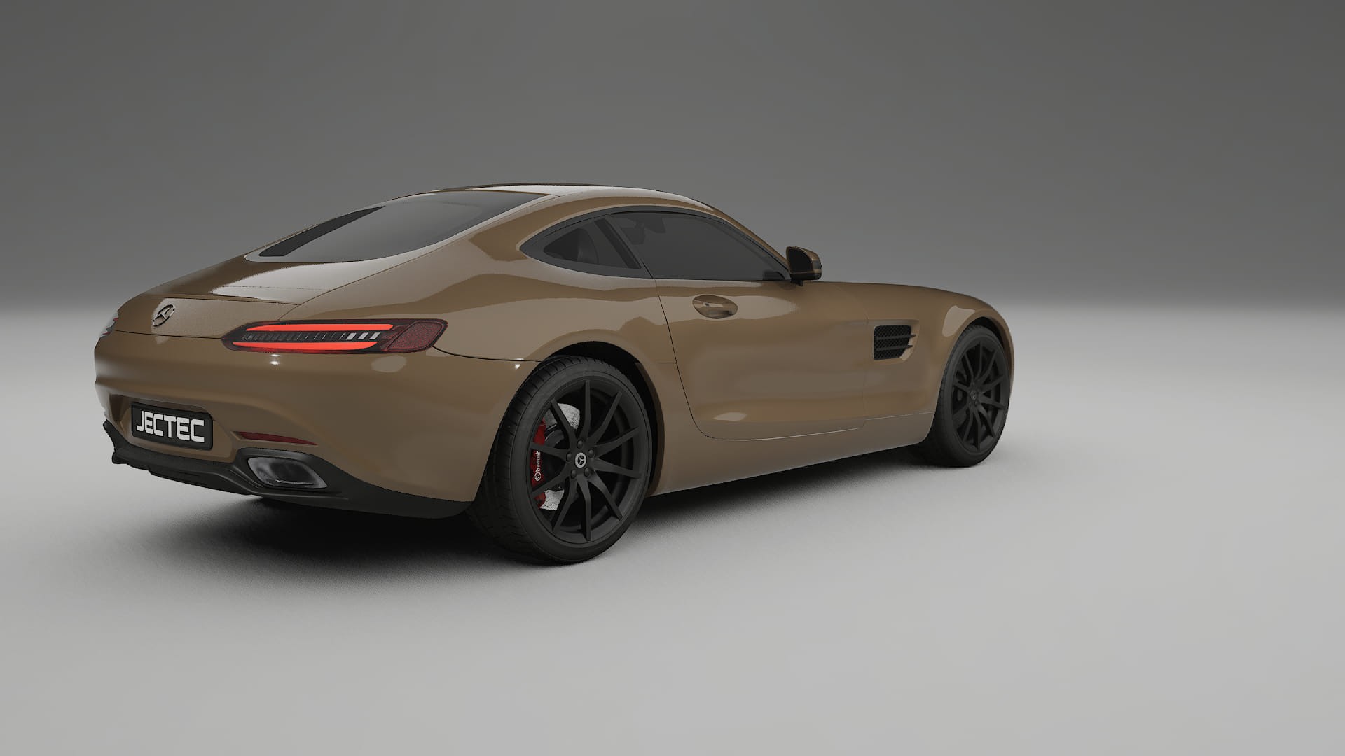 Mercedes AMG GT C190 Coupe TPU Lackskyddsfilm | SAHARA Färgskiftande PPF – Komplett Förskuret Kit