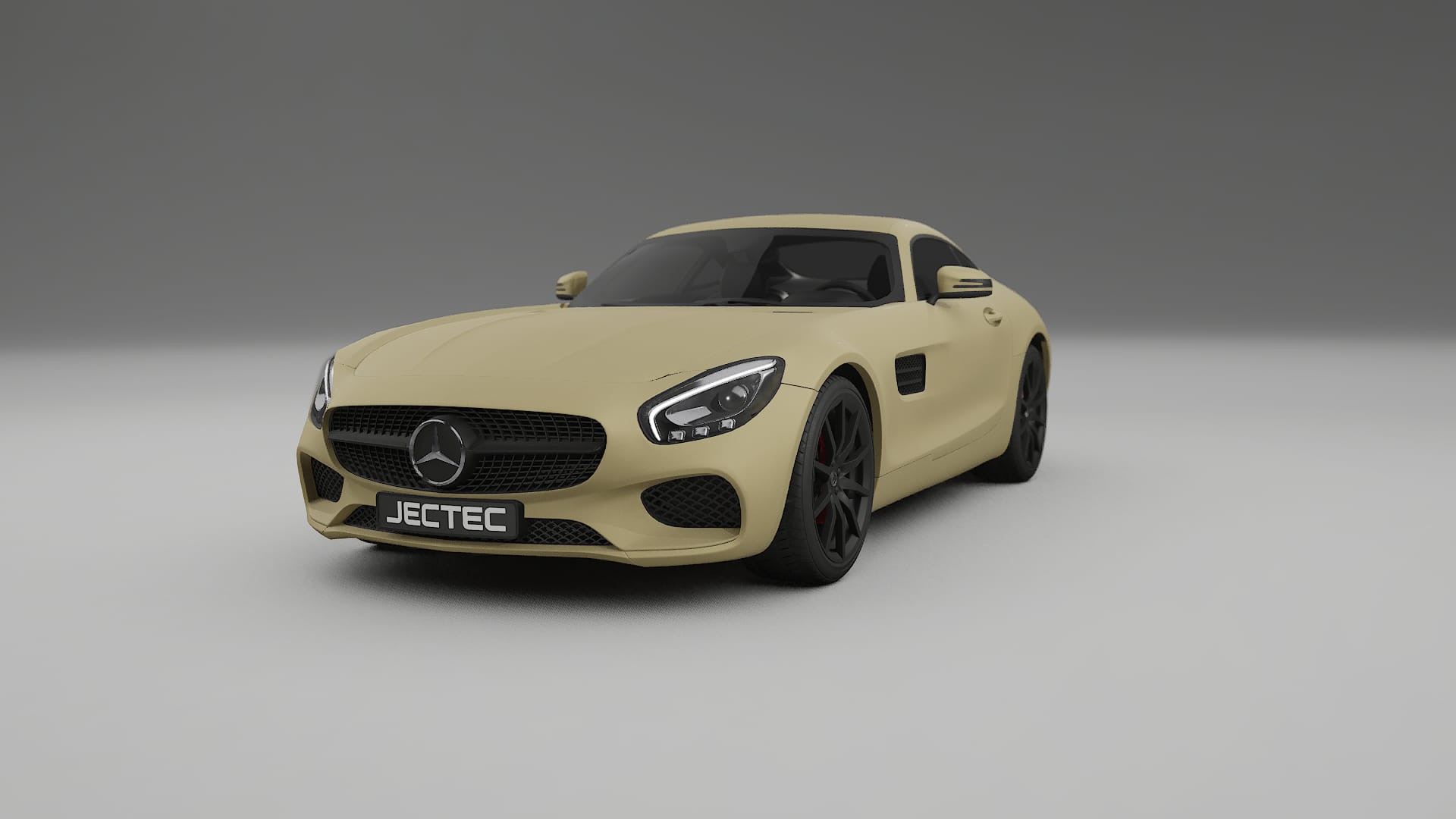 Mercedes AMG GT C190 Coupe TPU Lackskyddsfilm | SAND Färgskiftande PPF – Komplett Förskuret Kit