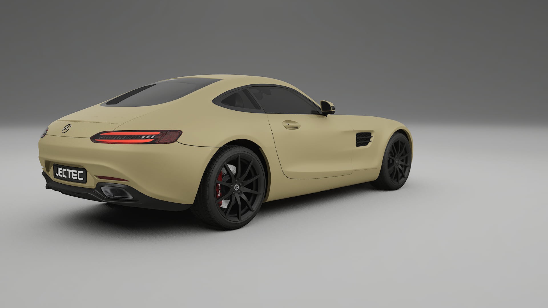 Mercedes AMG GT C190 Coupe TPU Lackskyddsfilm | SAND Färgskiftande PPF – Komplett Förskuret Kit
