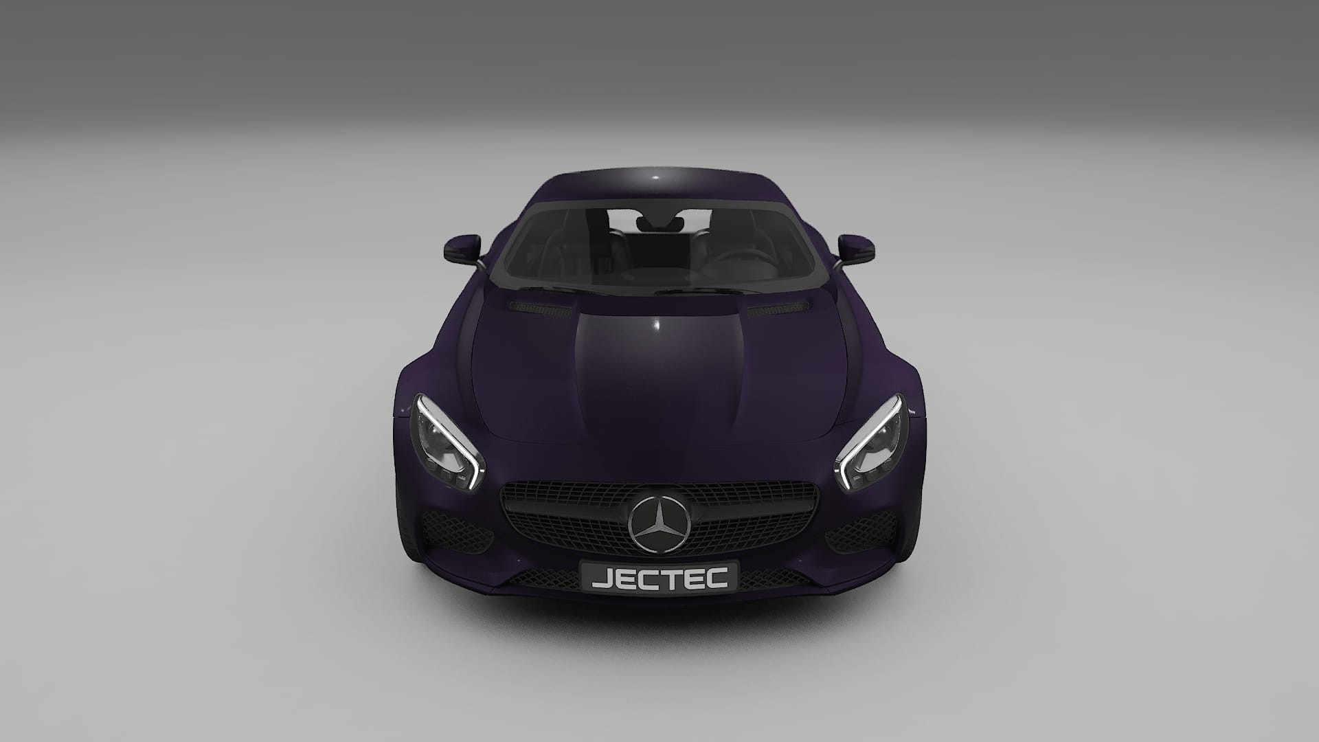Mercedes AMG GT C190 Coupe TPU Lackskyddsfilm | VIOLET Färgskiftande PPF – Komplett Förskuret Kit