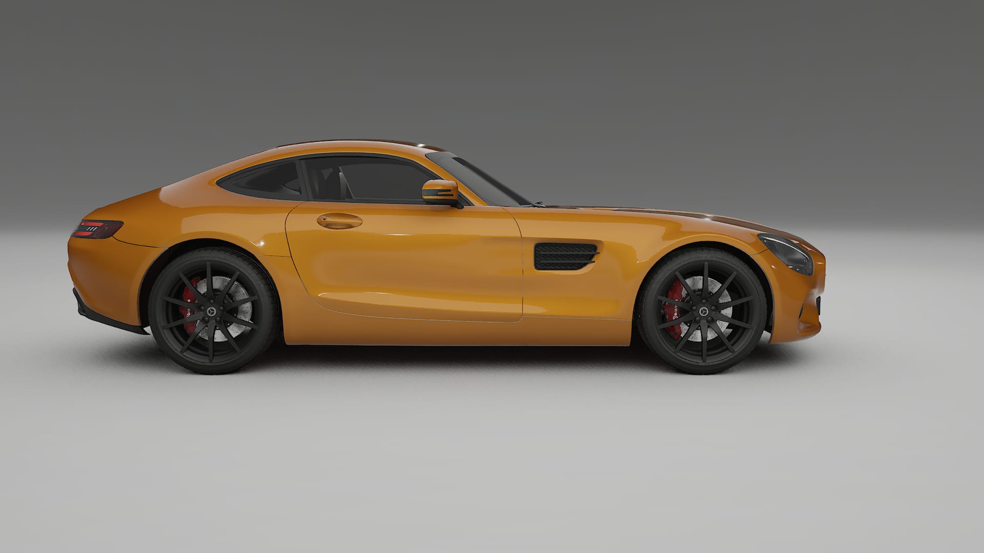 Mercedes AMG GT C190 Coupe TPU Lackskyddsfilm | DAISY Färgskiftande PPF – Komplett Förskuret Kit