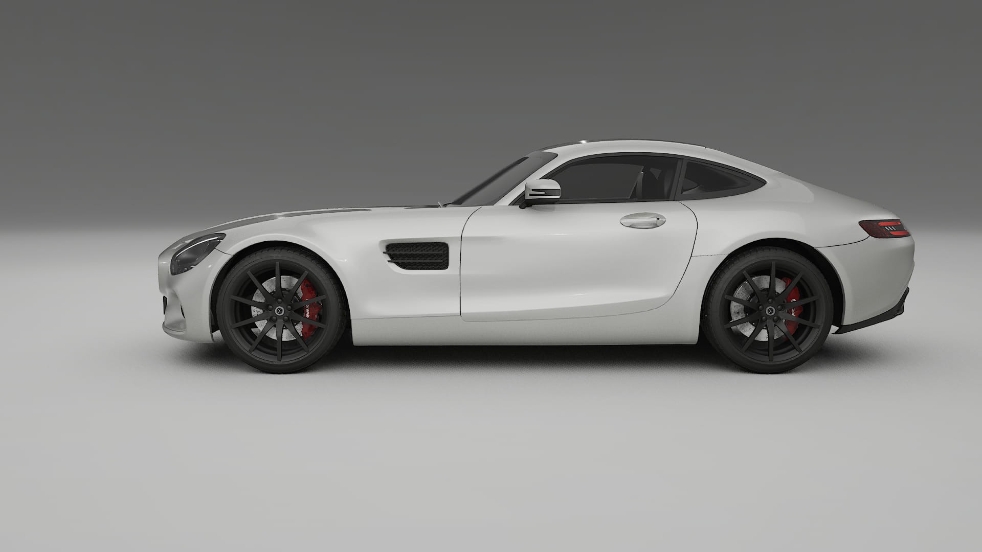 Mercedes AMG GT C190 Coupe TPU Lackskyddsfilm | PEARL Färgskiftande PPF – Komplett Förskuret Kit