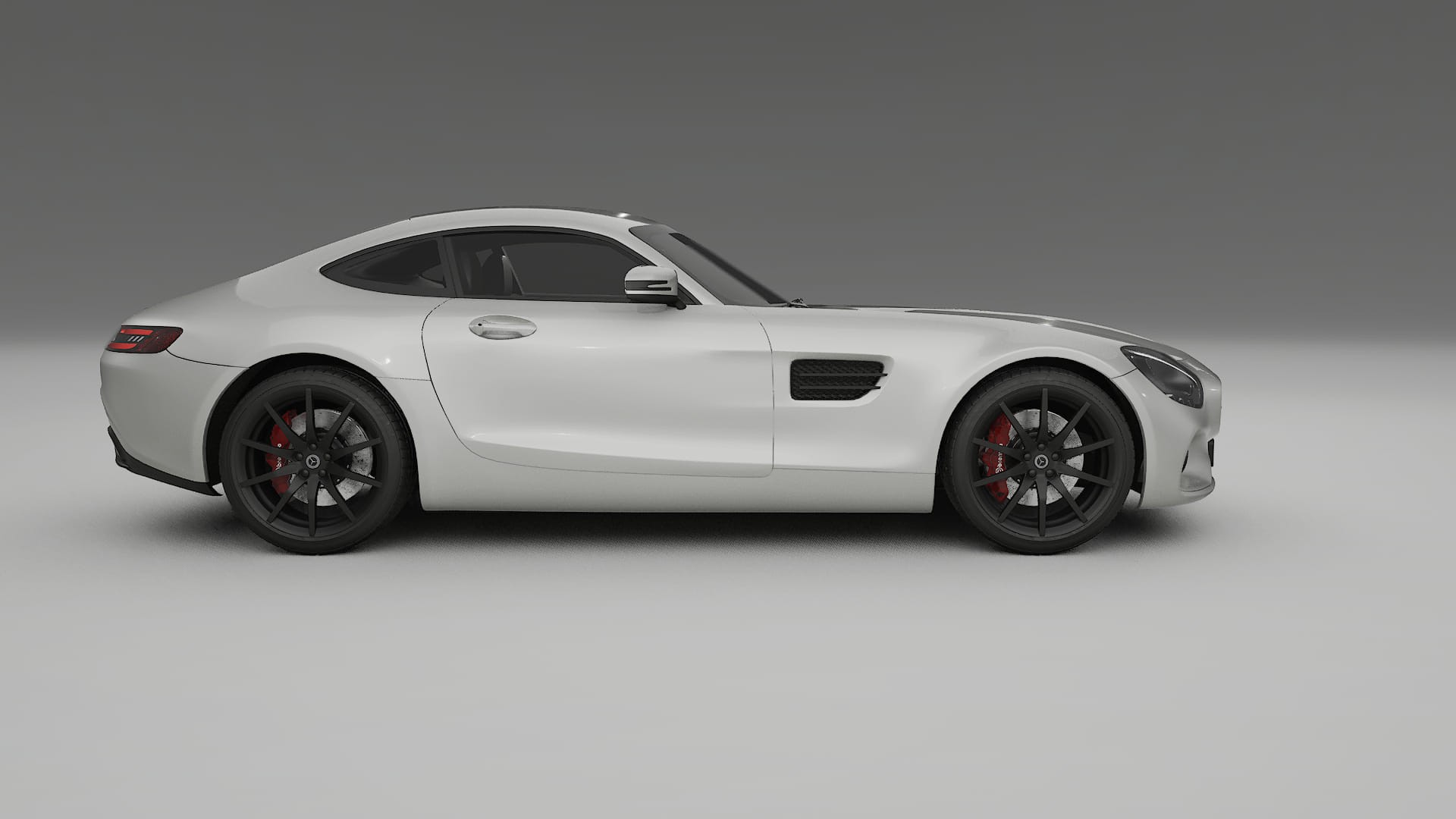 Mercedes AMG GT C190 Coupe TPU Lackskyddsfilm | PEARL Färgskiftande PPF – Komplett Förskuret Kit