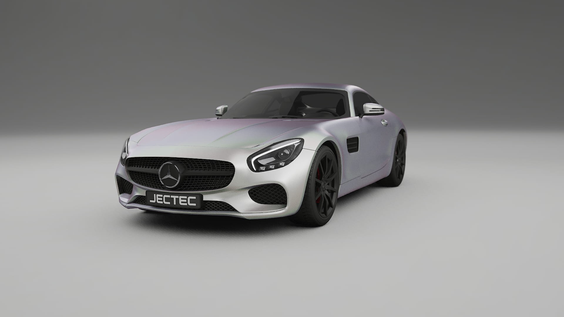 Mercedes AMG GT C190 Coupe TPU Lackskyddsfilm | NEBULA Färgskiftande PPF – Komplett Förskuret Kit
