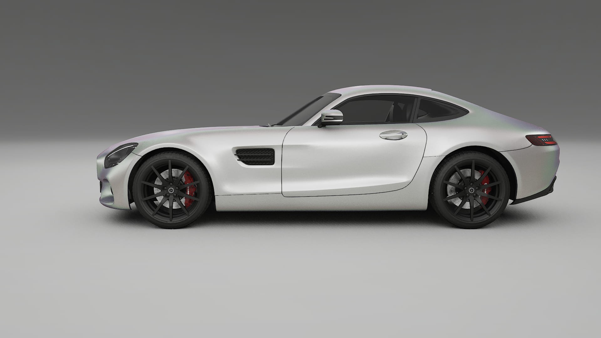 Mercedes AMG GT C190 Coupe TPU Lackskyddsfilm | NEBULA Färgskiftande PPF – Komplett Förskuret Kit