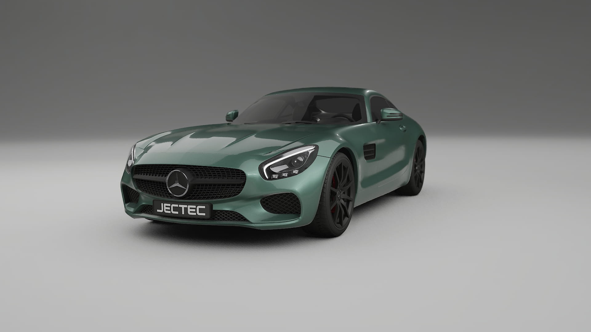 Mercedes AMG GT C190 Coupe TPU Lackskyddsfilm | EVERGREEN Färgskiftande PPF – Komplett Förskuret Kit