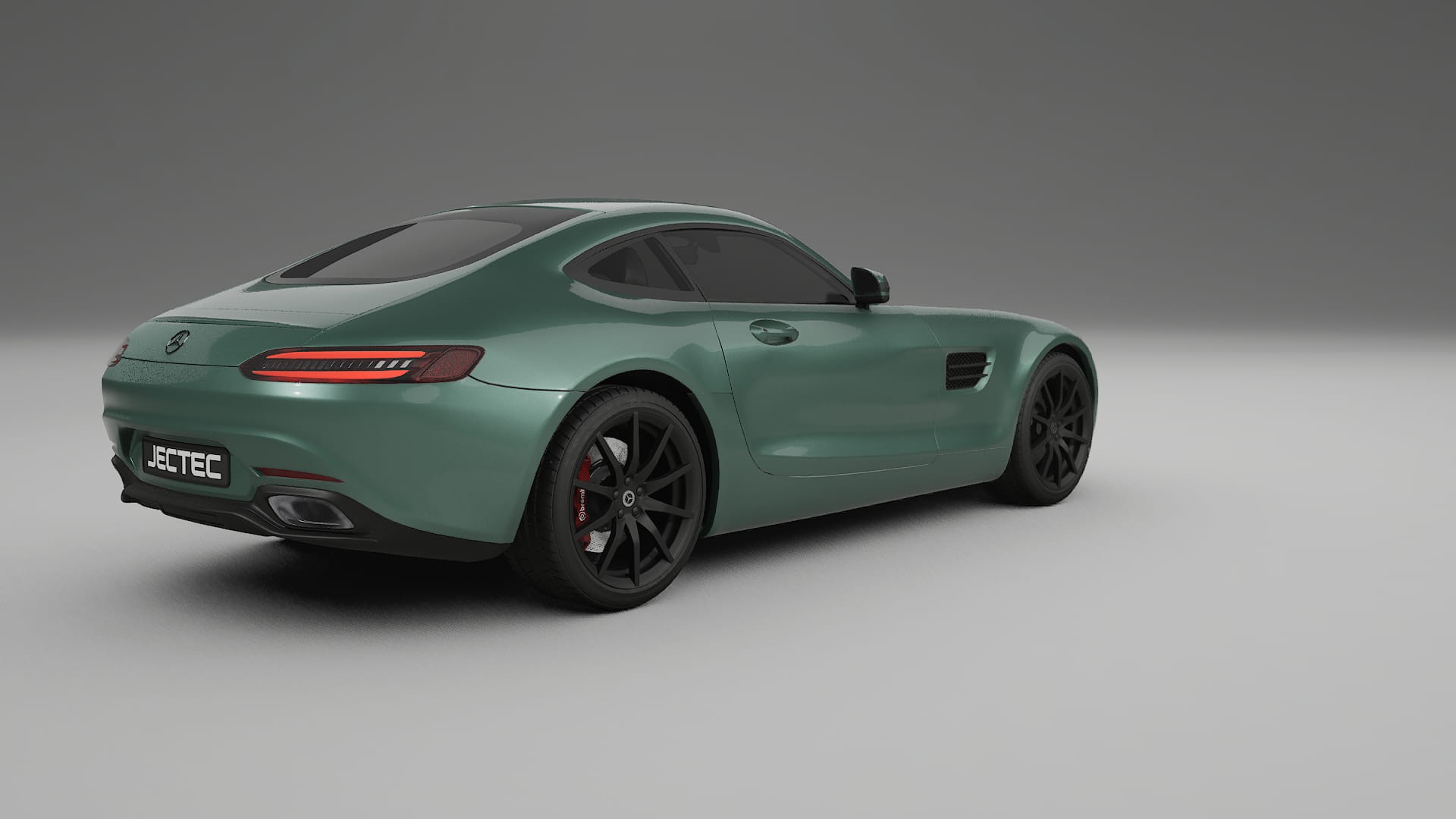 Mercedes AMG GT C190 Coupe TPU Lackskyddsfilm | EVERGREEN Färgskiftande PPF – Komplett Förskuret Kit