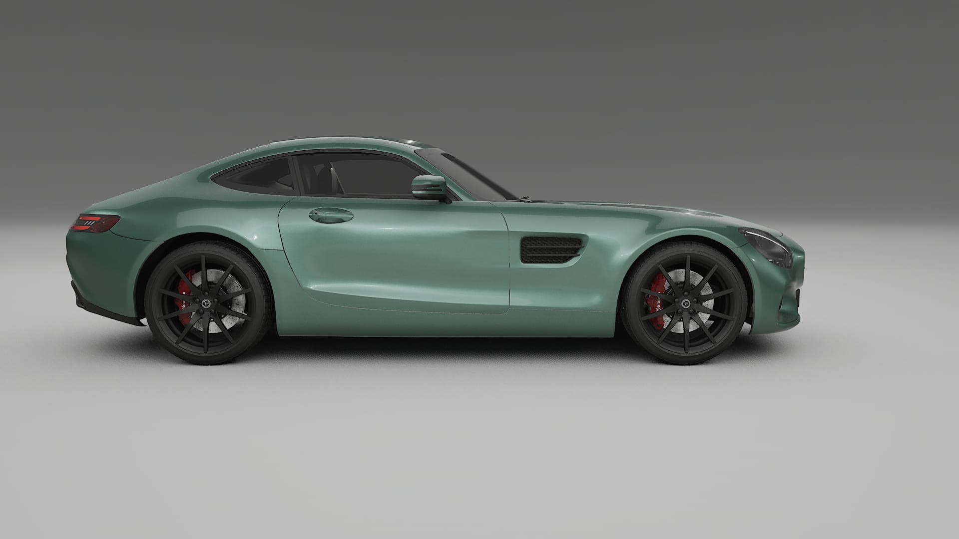 Mercedes AMG GT C190 Coupe TPU Lackskyddsfilm | EVERGREEN Färgskiftande PPF – Komplett Förskuret Kit