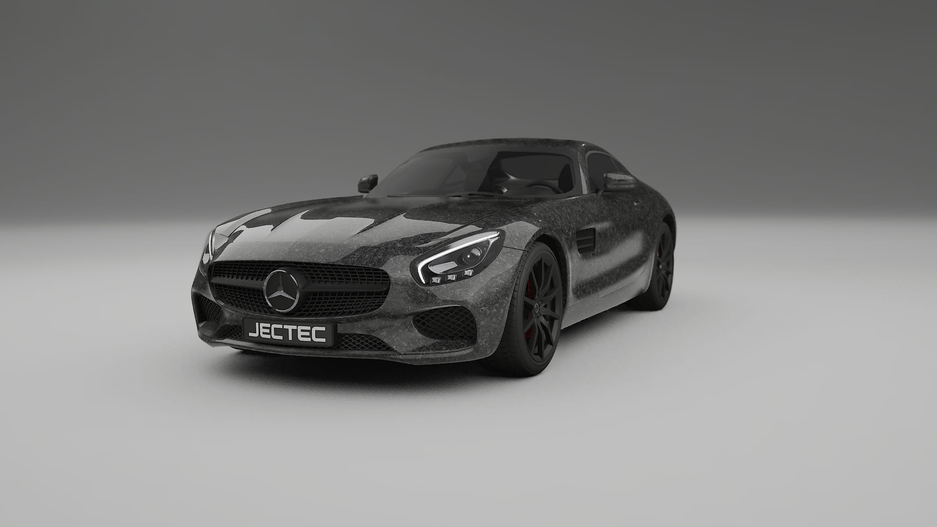 Mercedes AMG GT C190 Coupe TPU Lackskyddsfilm | FORGED S Färgskiftande PPF – Komplett Förskuret Kit 2