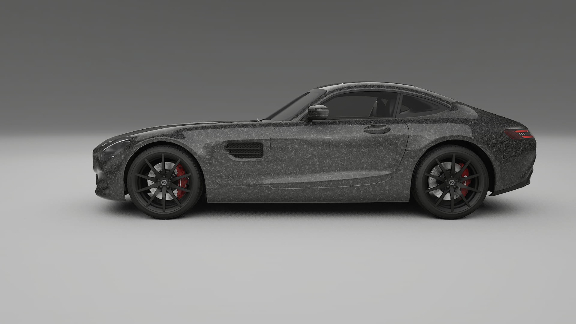 Mercedes AMG GT C190 Coupe TPU Lackskyddsfilm | FORGED S Färgskiftande PPF – Komplett Förskuret Kit