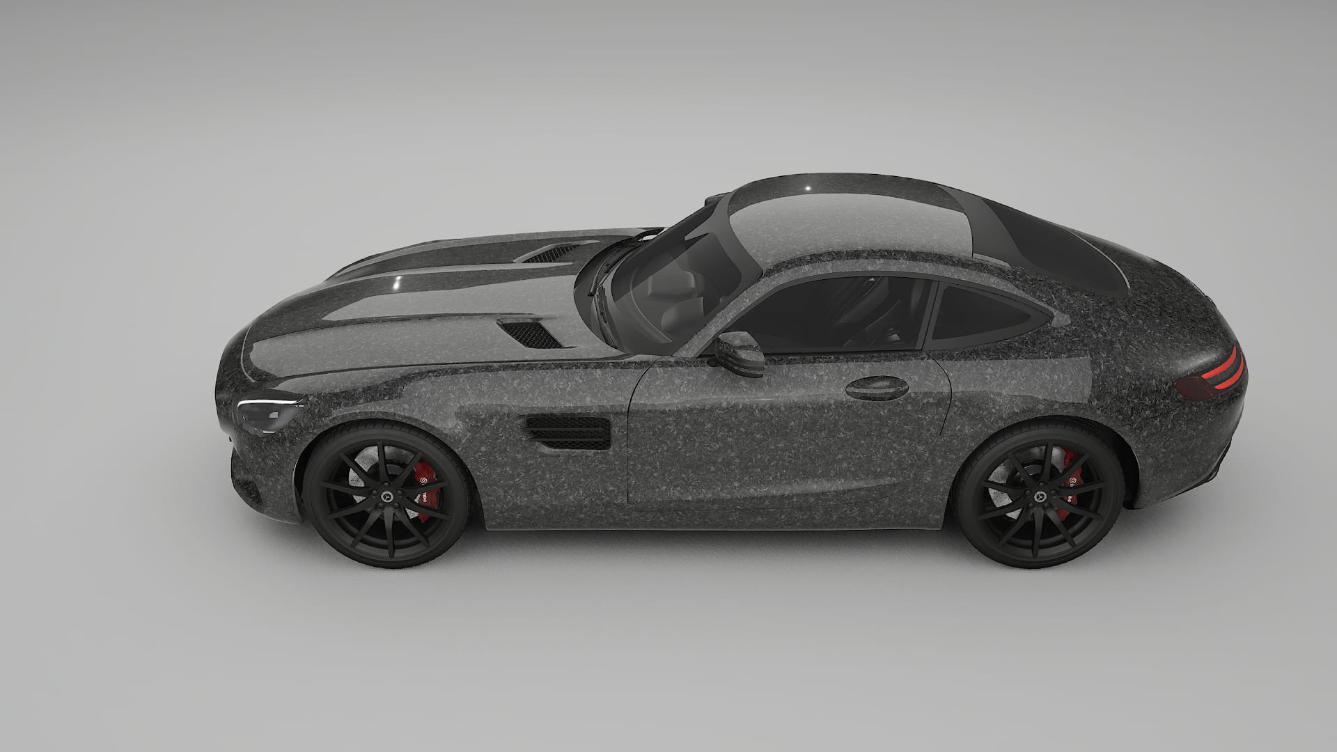 Mercedes AMG GT C190 Coupe TPU Lackskyddsfilm | FORGED S Färgskiftande PPF – Komplett Förskuret Kit