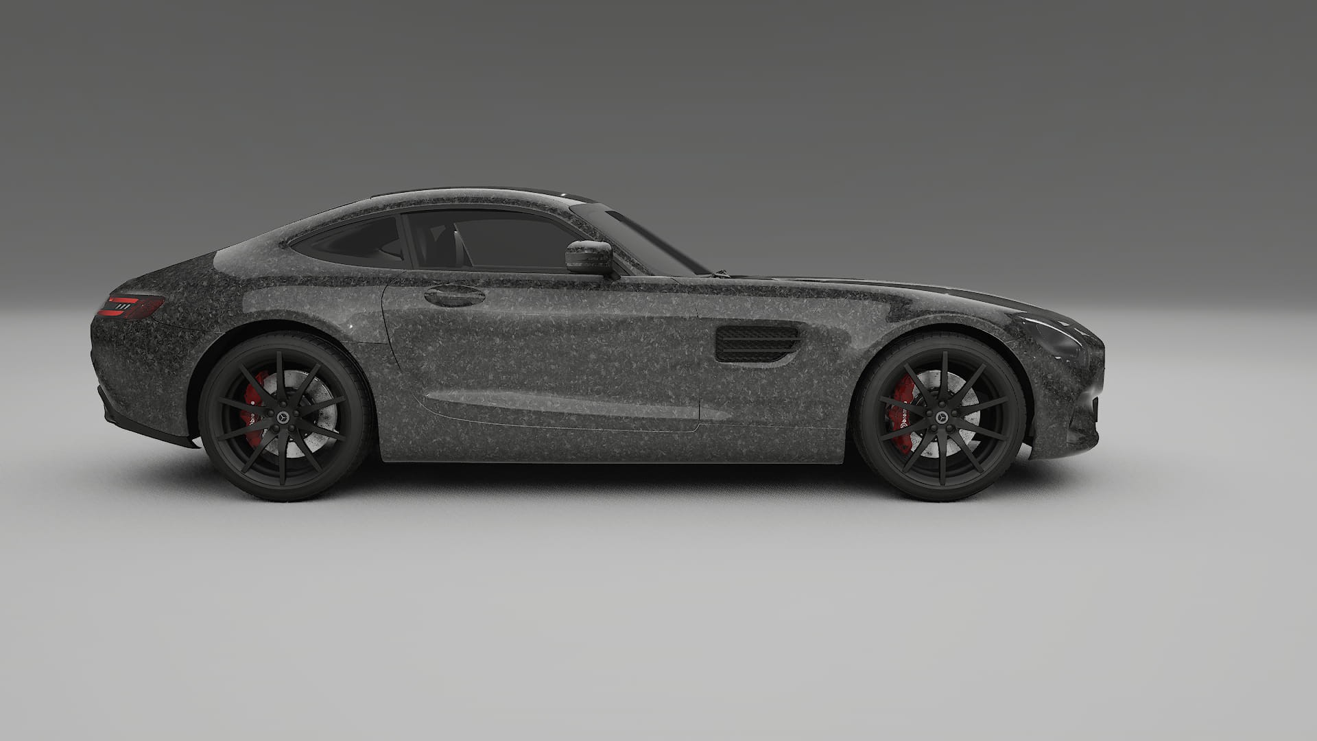 Mercedes AMG GT C190 Coupe TPU Lackskyddsfilm | FORGED S Färgskiftande PPF – Komplett Förskuret Kit
