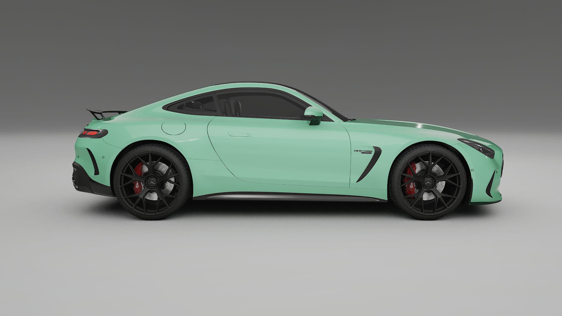 Mercedes AMG GT Coupe C192 TPU Lackskyddsfilm | DUSTY Färgskiftande PPF – Komplett Förskuret Kit