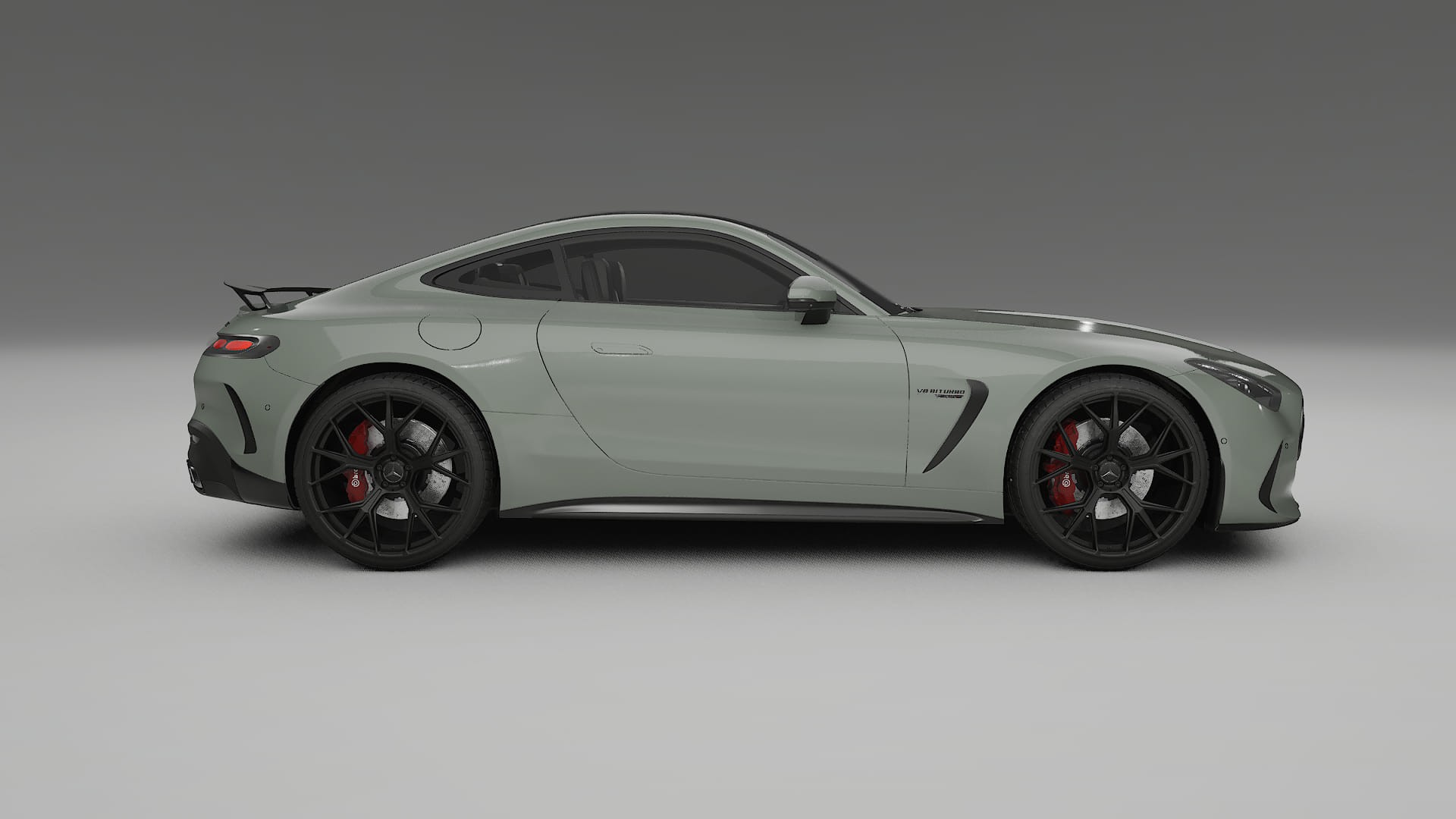 Mercedes AMG GT Coupe C192 TPU Lackskyddsfilm | SLATE Färgskiftande PPF – Komplett Förskuret Kit