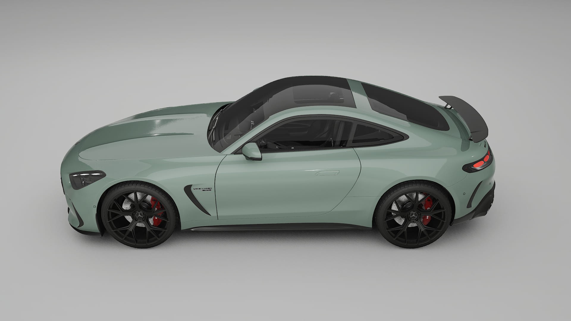 Mercedes AMG GT Coupe C192 TPU Lackskyddsfilm | CINDER Färgskiftande PPF – Komplett Förskuret Kit