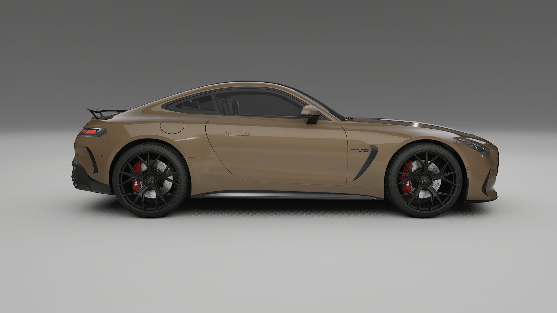 Mercedes AMG GT Coupe C192 TPU Lackskyddsfilm | SAHARA Färgskiftande PPF – Komplett Förskuret Kit