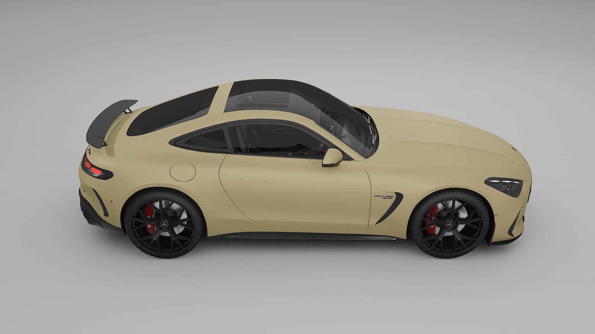 Mercedes AMG GT Coupe C192 TPU Lackskyddsfilm | SAND Färgskiftande PPF – Komplett Förskuret Kit