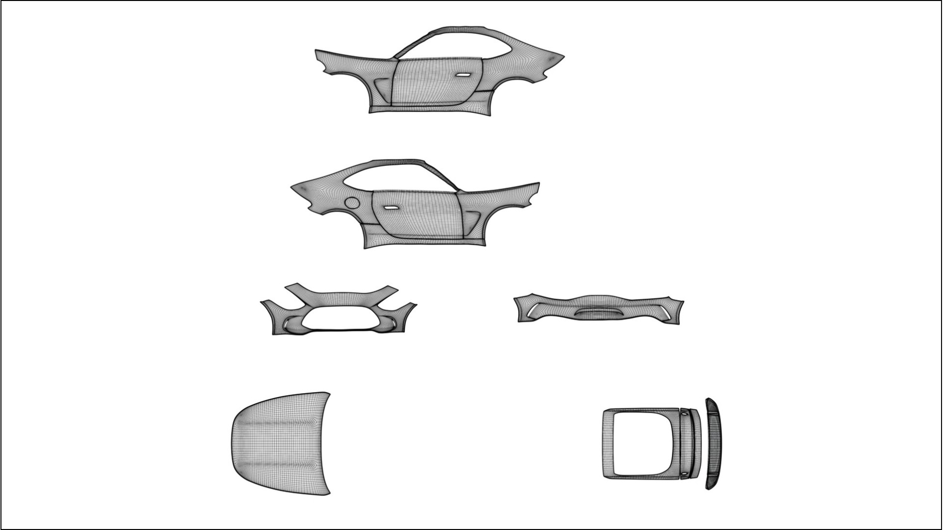 Mercedes AMG GT Coupe C192 TPU Lackskyddsfilm | VIOLET Färgskiftande PPF – Komplett Förskuret Kit 2