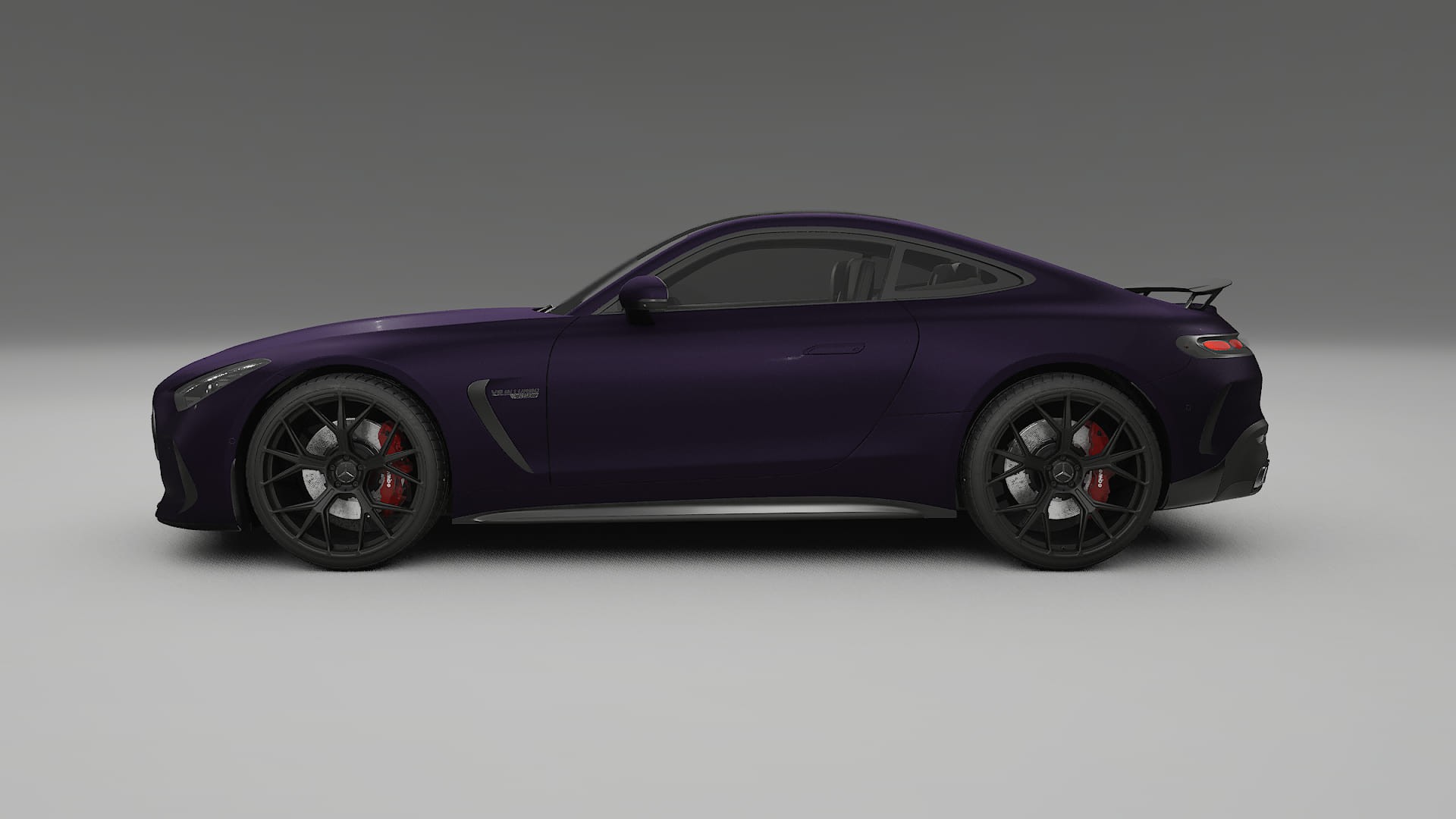 Mercedes AMG GT Coupe C192 TPU Lackskyddsfilm | VIOLET Färgskiftande PPF – Komplett Förskuret Kit