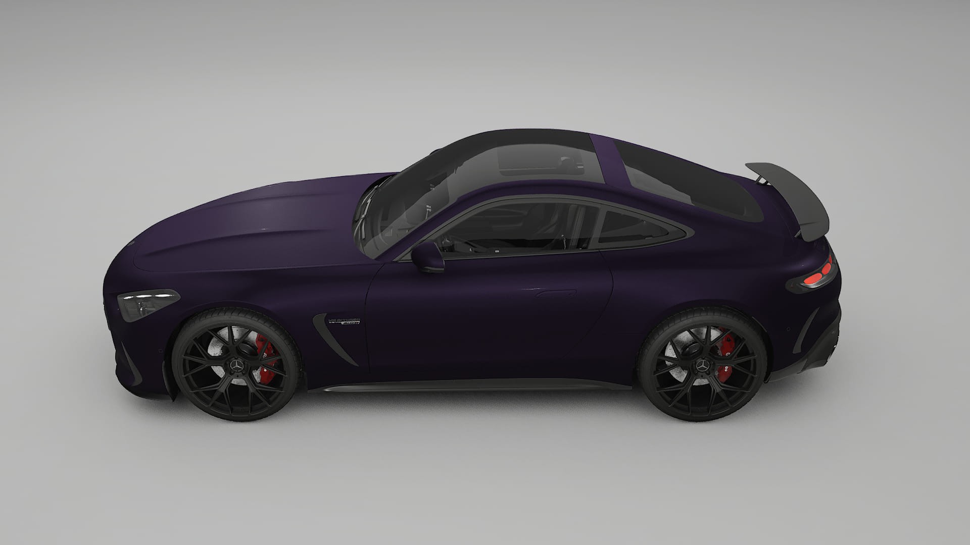 Mercedes AMG GT Coupe C192 TPU Lackskyddsfilm | VIOLET Färgskiftande PPF – Komplett Förskuret Kit