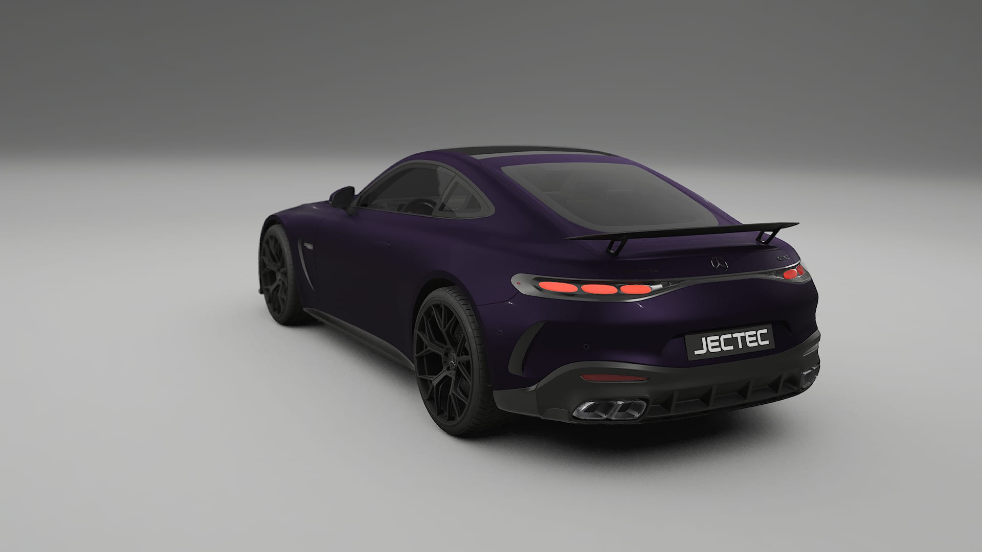 Mercedes AMG GT Coupe C192 TPU Lackskyddsfilm | VIOLET Färgskiftande PPF – Komplett Förskuret Kit
