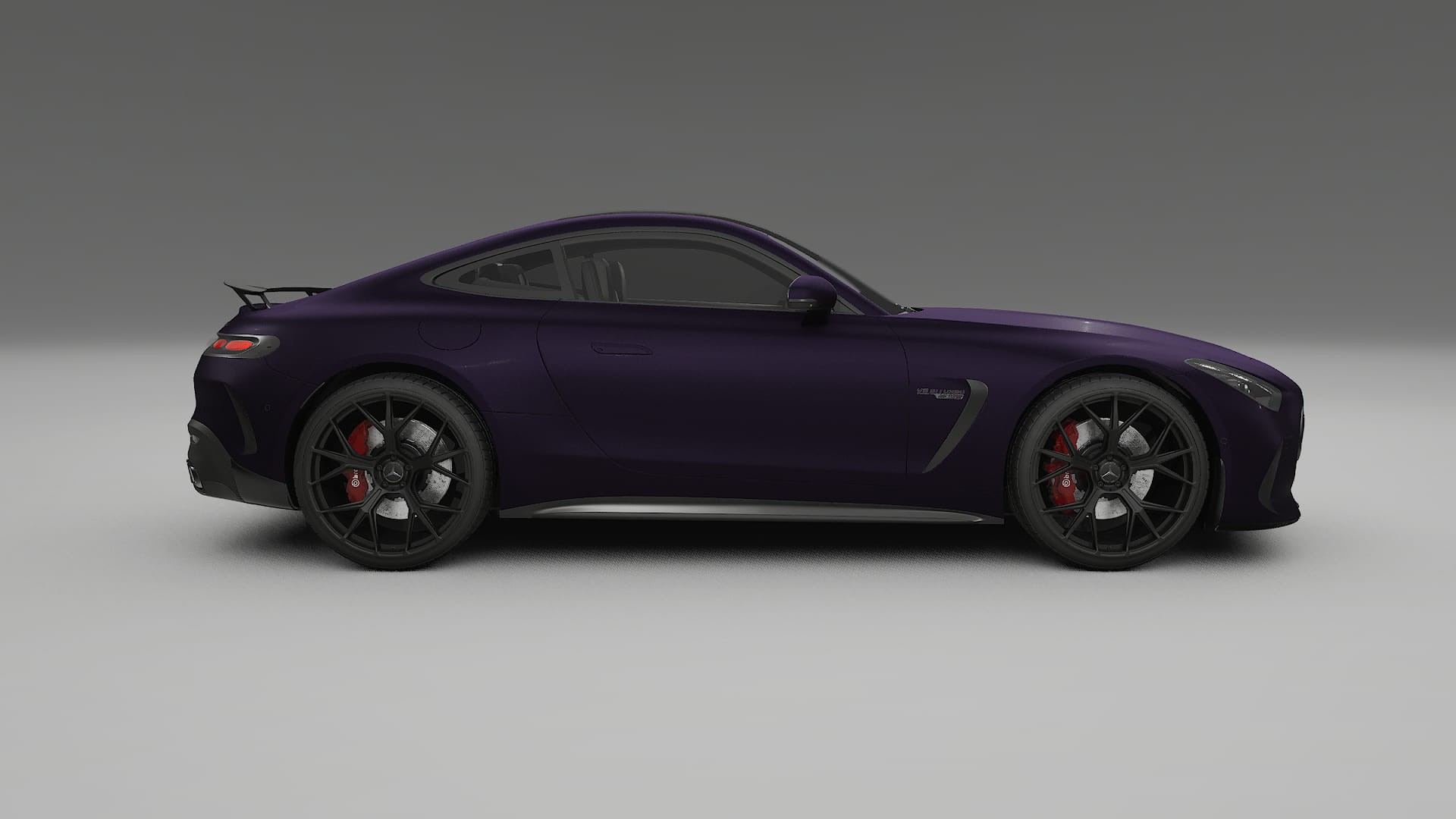 Mercedes AMG GT Coupe C192 TPU Lackskyddsfilm | VIOLET Färgskiftande PPF – Komplett Förskuret Kit