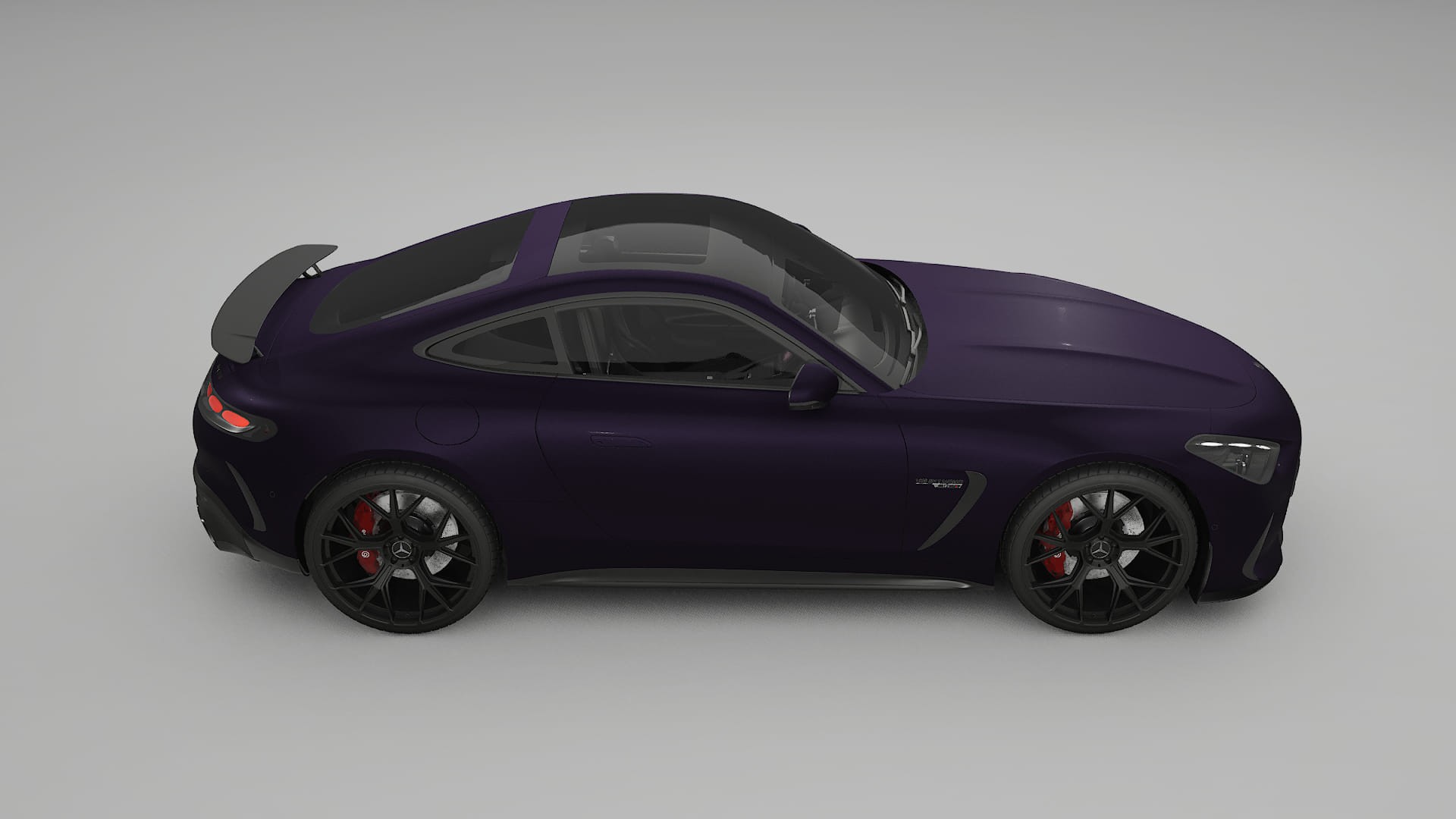 Mercedes AMG GT Coupe C192 TPU Lackskyddsfilm | VIOLET Färgskiftande PPF – Komplett Förskuret Kit