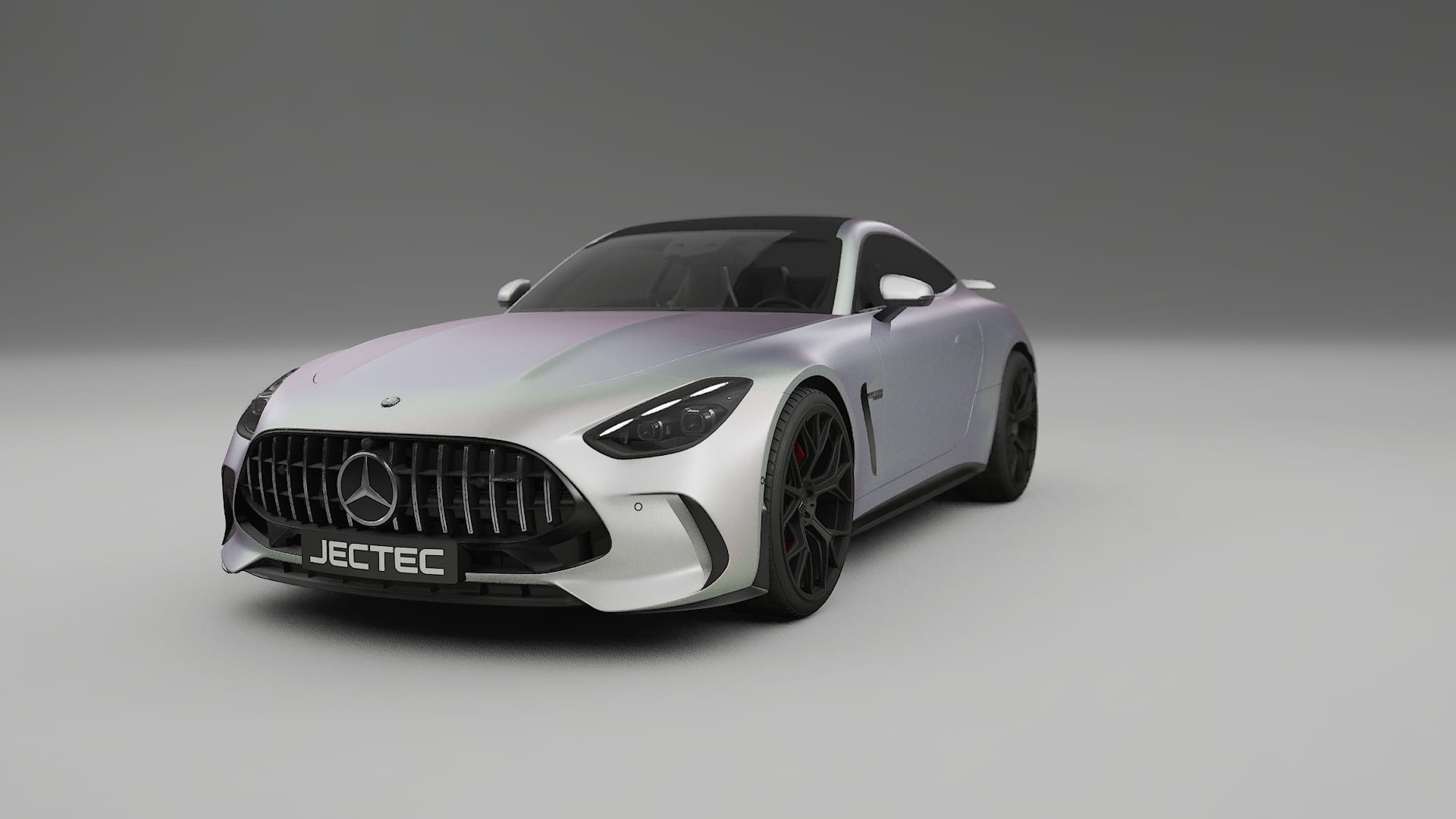 Mercedes AMG GT Coupe C192 TPU Lackskyddsfilm | NEBULA Färgskiftande PPF – Komplett Förskuret Kit