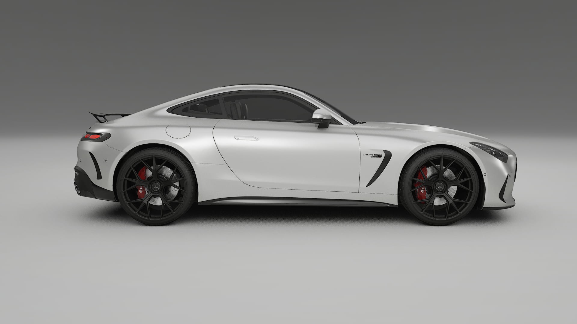 Mercedes AMG GT Coupe C192 TPU Lackskyddsfilm | OPAL Färgskiftande PPF – Komplett Förskuret Kit