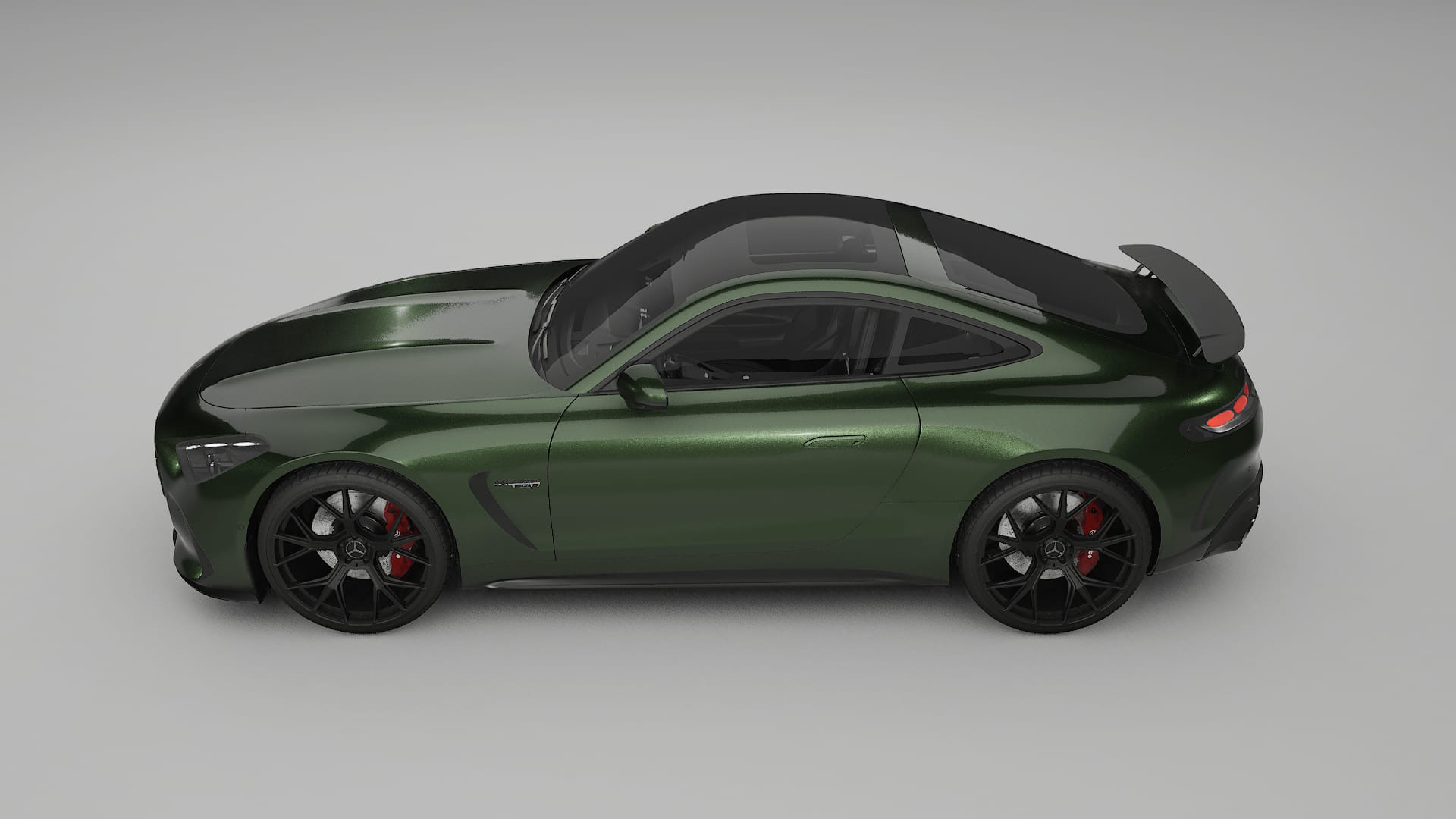 Mercedes AMG GT Coupe C192 TPU Lackskyddsfilm | LAGOON Färgskiftande PPF – Komplett Förskuret Kit