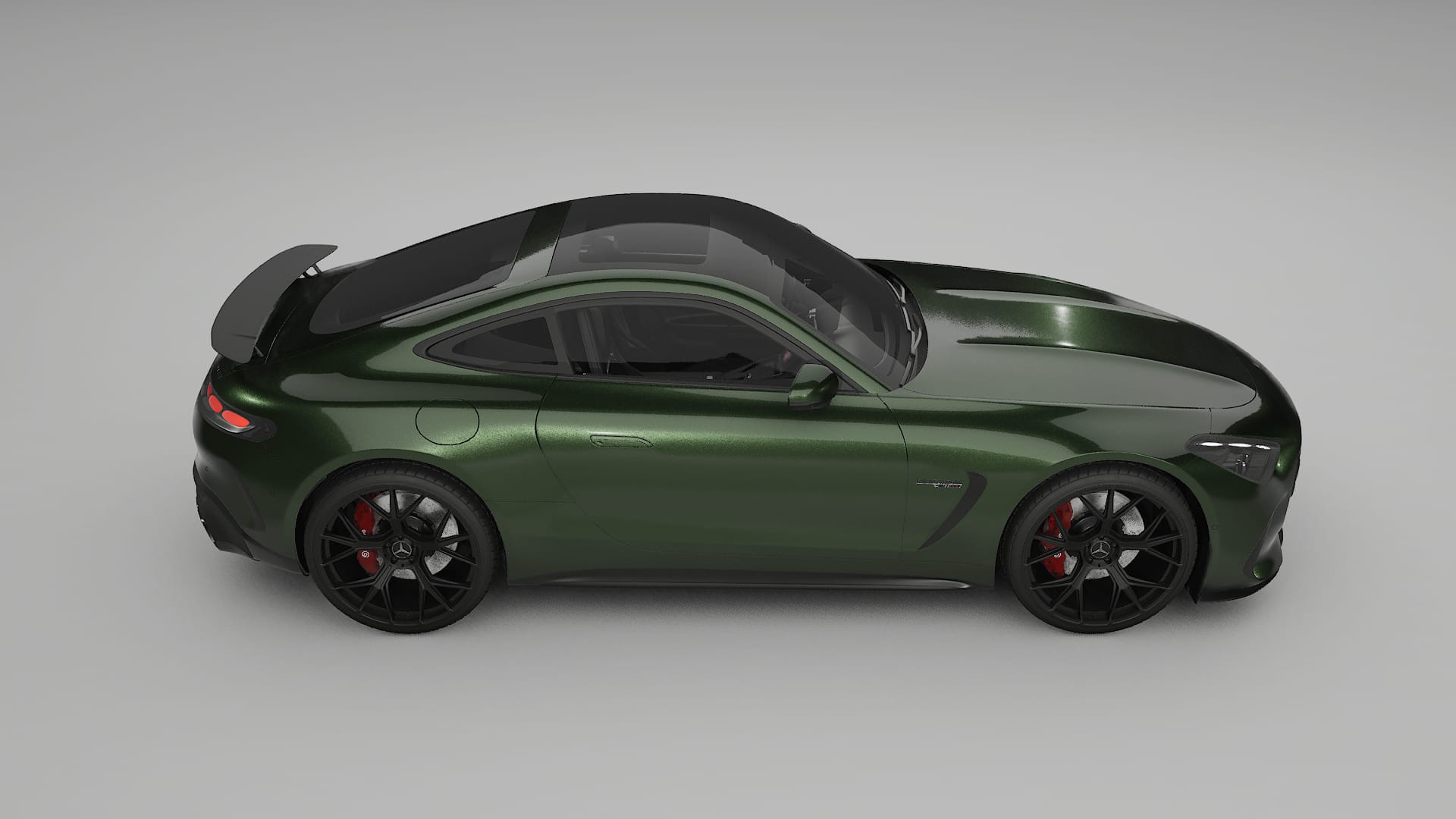 Mercedes AMG GT Coupe C192 TPU Lackskyddsfilm | LAGOON Färgskiftande PPF – Komplett Förskuret Kit