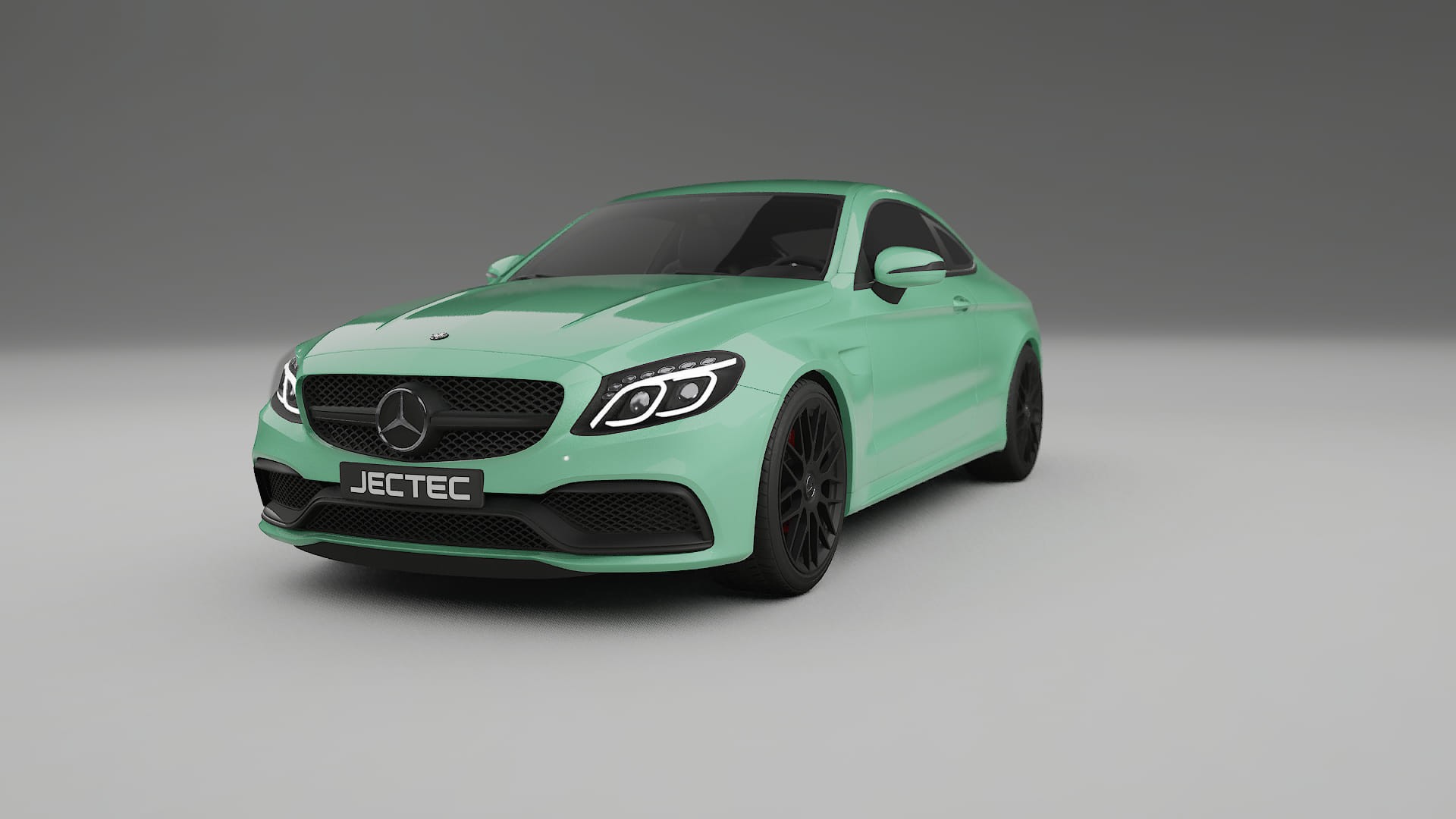 Mercedes C63 AMG W205 Coupe TPU Lackskyddsfilm | DUSTY Färgskiftande PPF – Komplett Förskuret Kit
